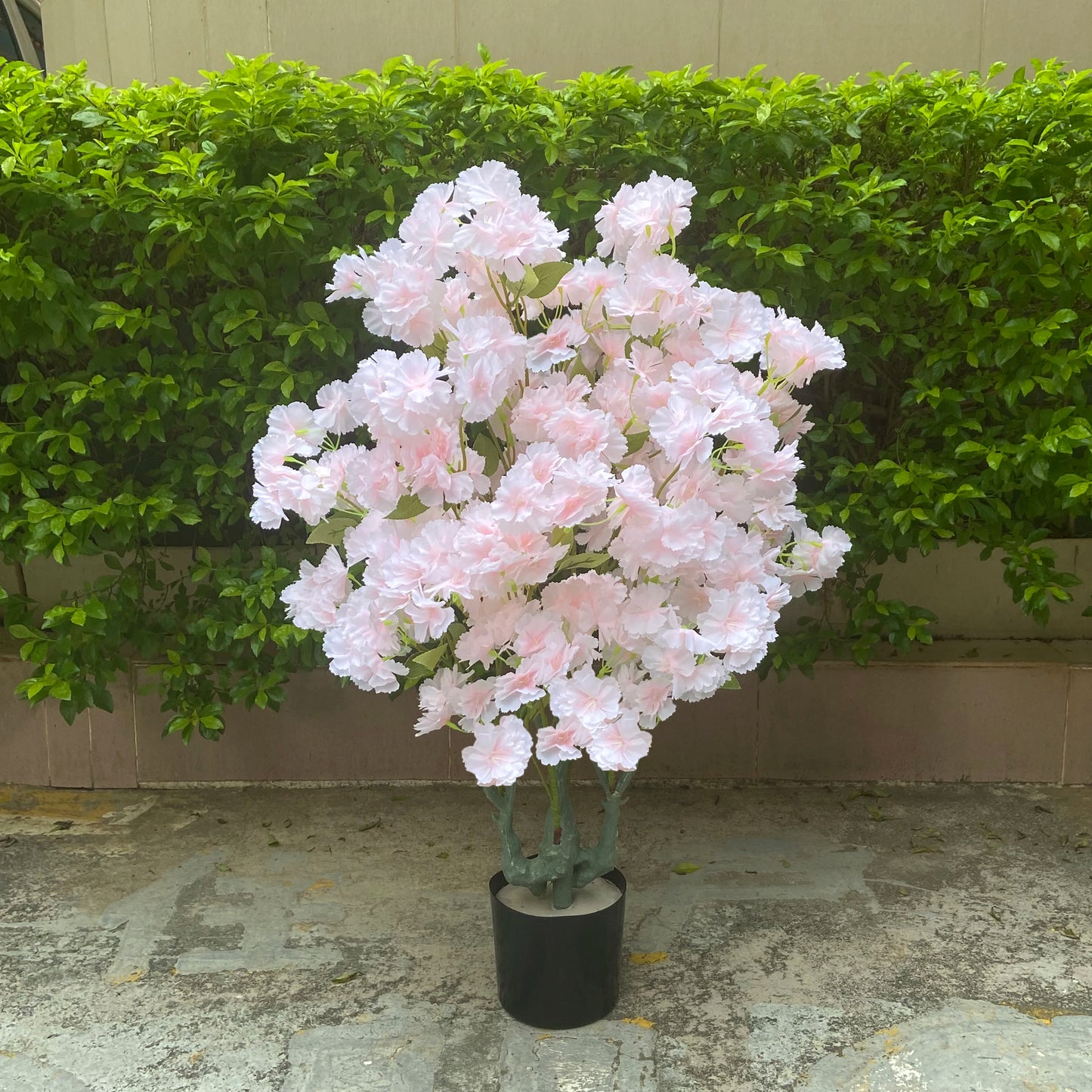 Artificial Cherry Blossom Tree in Pot – Indoor Faux Flower Bonsai - Homestead & Co