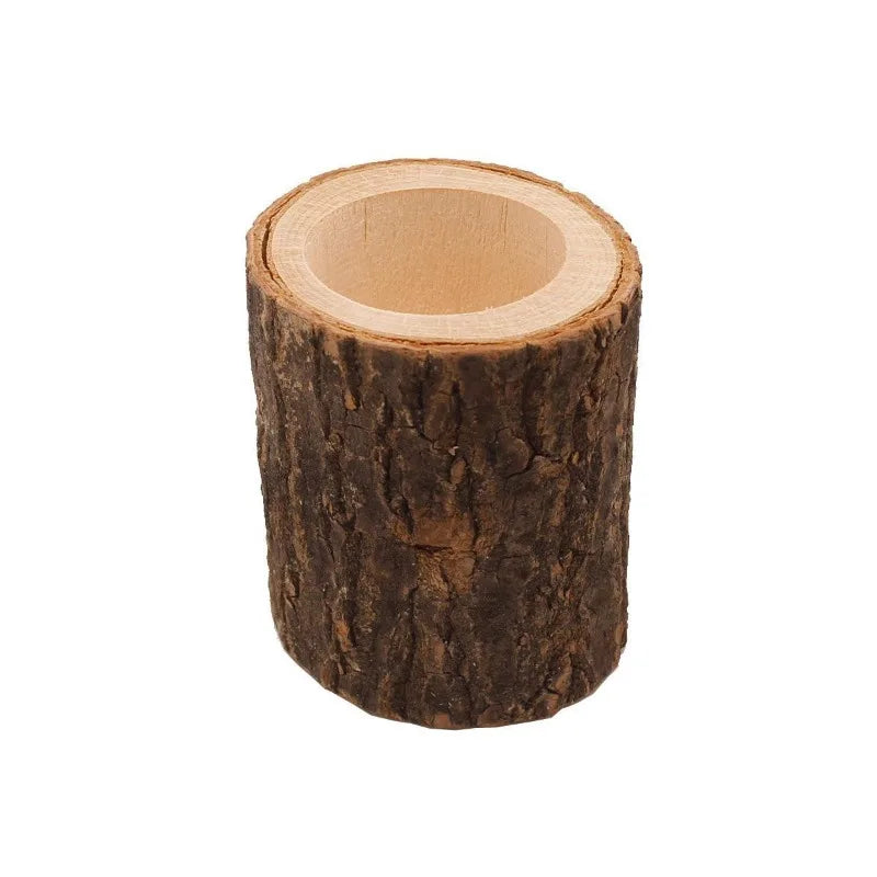 Wooden Tealight Candle Holders – Rustic Centerpiece Decor - Homestead & Co