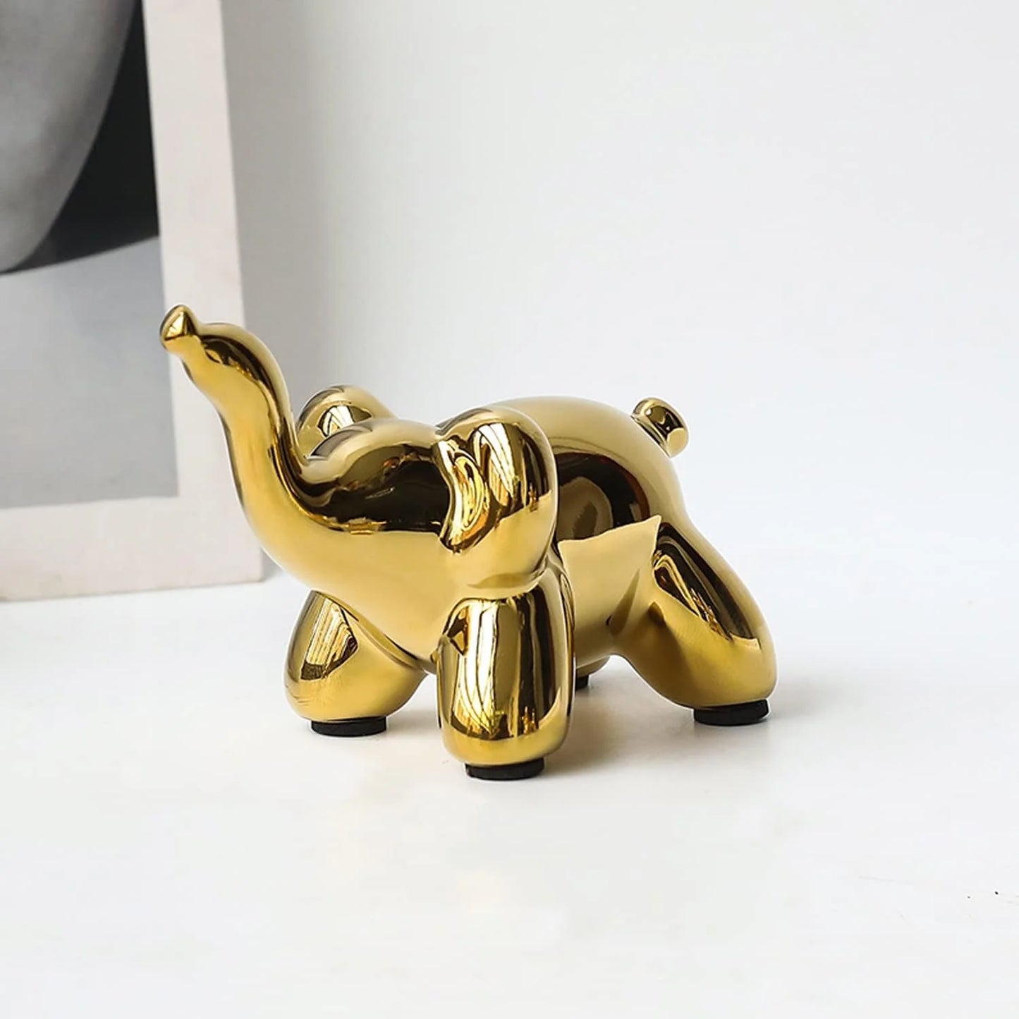 Silver Balloon Animal Figurine – Handmade Ceramic Sculpture for Modern Home Decor - Homestead & Co