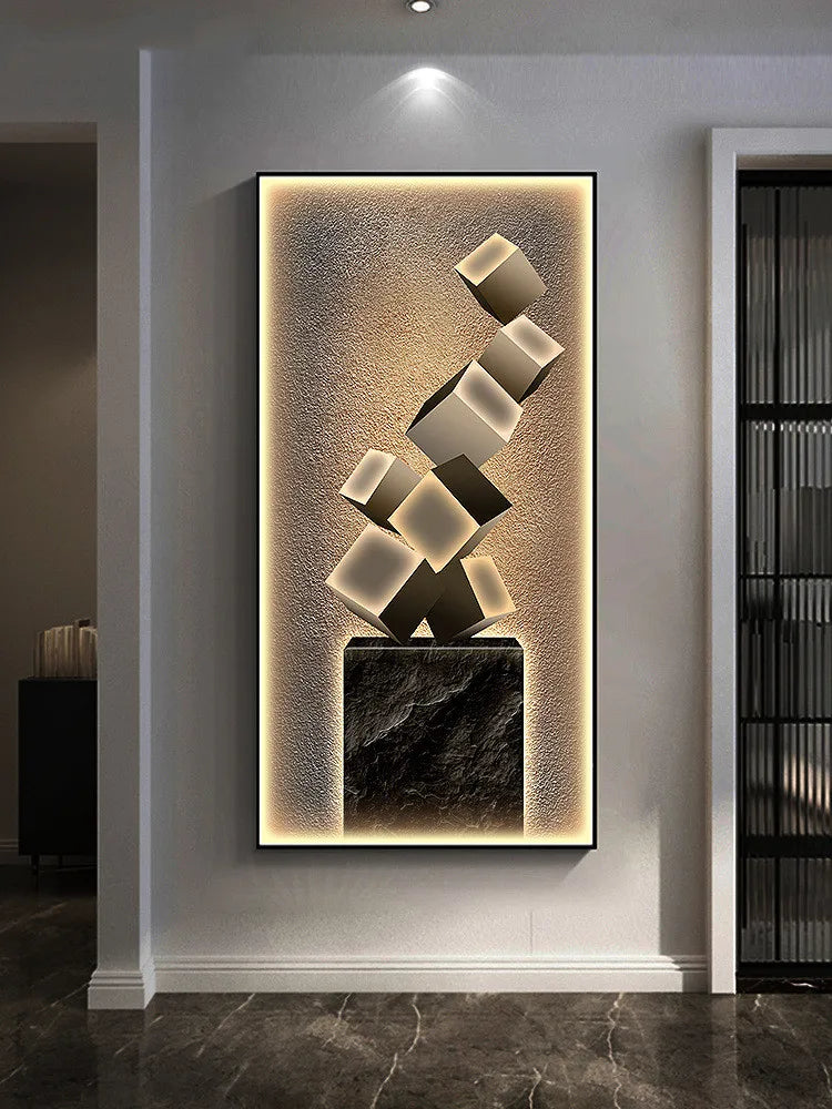 Modern LED Wall Mural Lamp – Artistic Decorative Light Fixture for home - Homestead & Co
