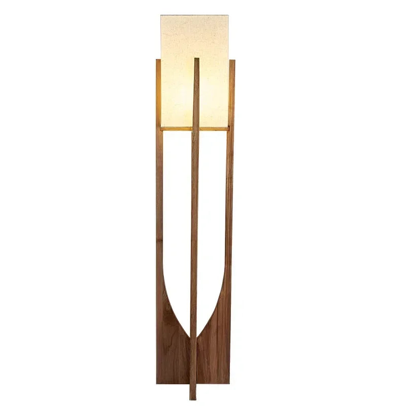 Fairbanks Modern Wooden Floor Lamp – Nordic Style Standing Lamp - Homestead & Co