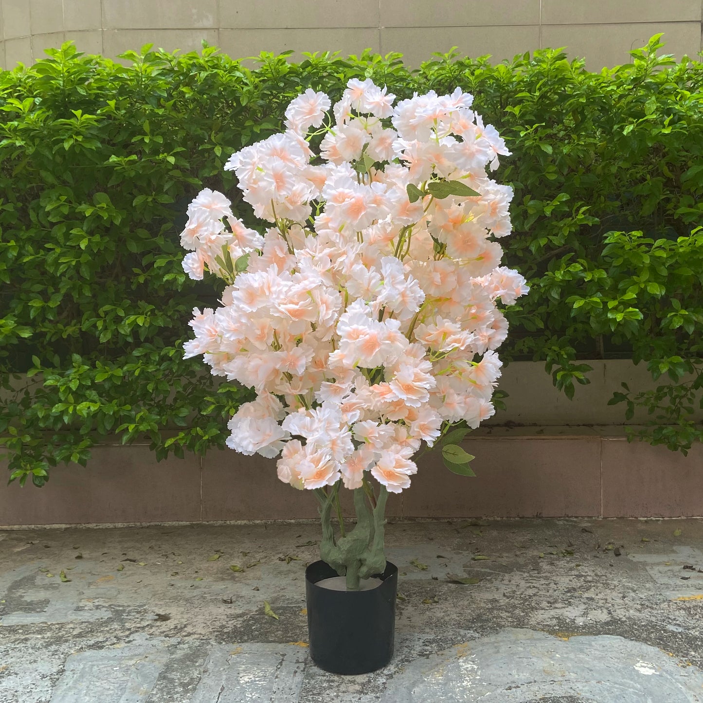 Artificial Cherry Blossom Tree in Pot – Indoor Faux Flower Bonsai - Homestead & Co