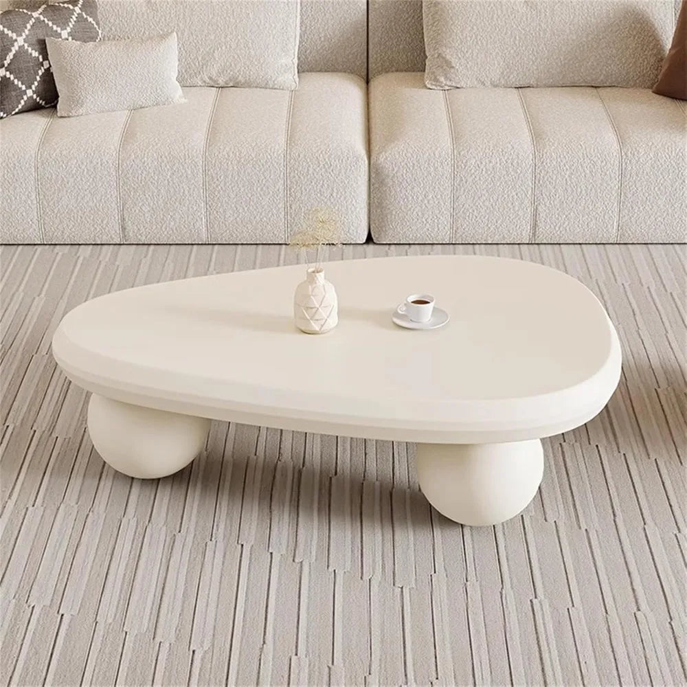 Cute Cloud Coffee Table – White Oval - Homestead & Co